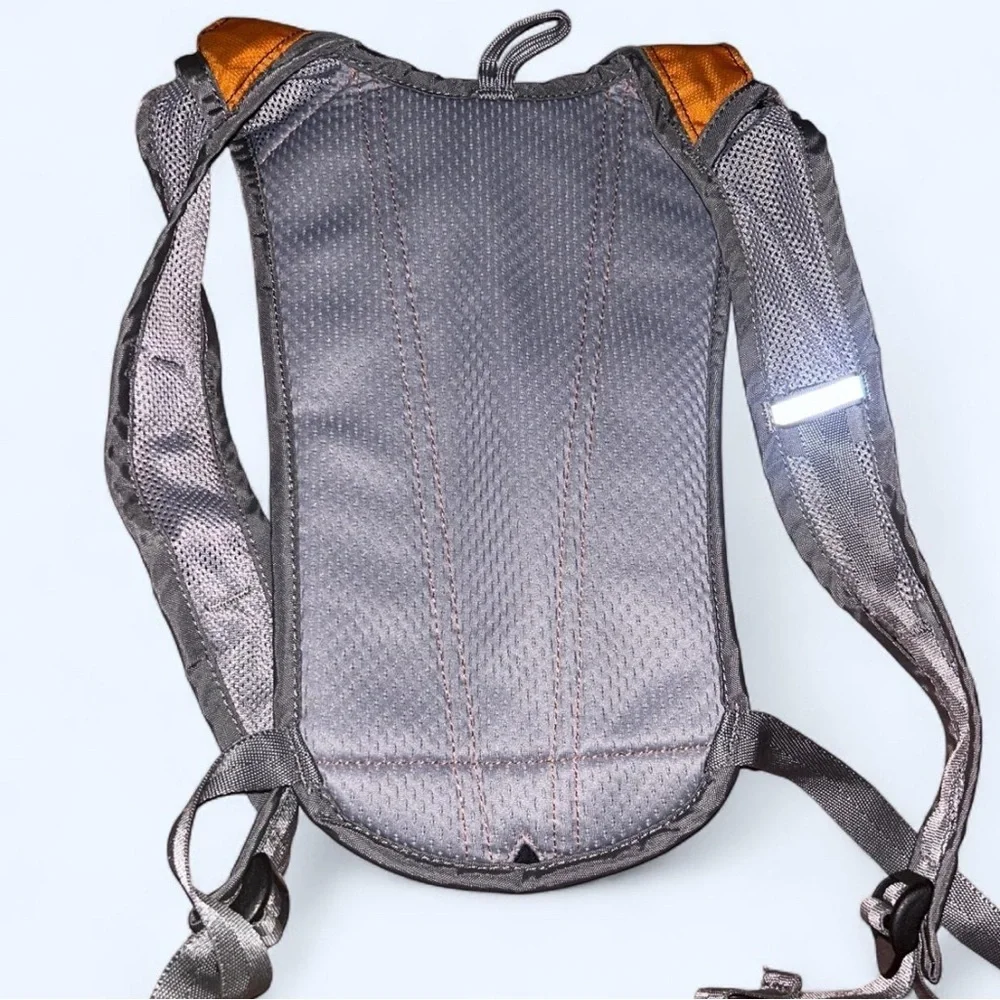 CamelBak Gray and Orange Ergonomic Backpack
